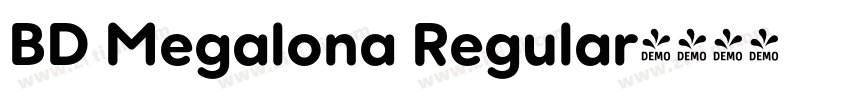 BD Megalona Regular字体转换